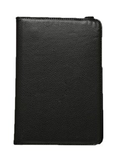 Buy 360 Degree Rotating Stand Flip Case Cover For Samsung Galaxy Tab A T350/T355 Black in UAE