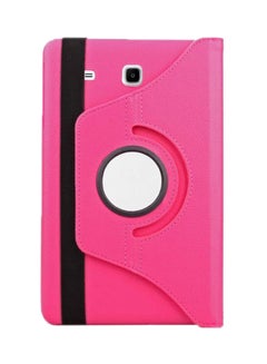 Buy 360 Degree Rotating Stand Flip Case Cover For Samsung Galaxy Tab E T560/T561 Pink in Saudi Arabia
