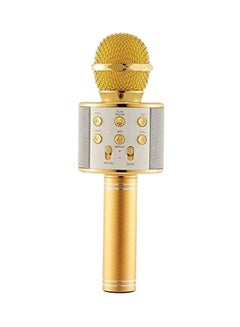 Buy Bluetooth Karaoke Microphone g858 Gold/Silver in Egypt