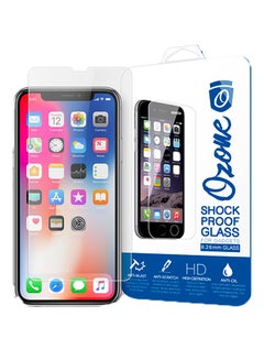 Buy Tempered Glass Screen Protector For Apple iPhone X / Xs Clear in UAE