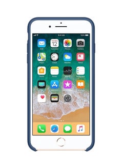 Buy Silicone Case Cover For Apple iPhone 7 Plus/8 Plus Blue Cobalt in Saudi Arabia
