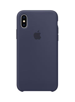 Buy Silicone Case Cover For Apple iPhone X Midnight Blue in Saudi Arabia