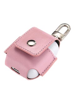 Buy Protective Case Cover With Belt Hook/Key Chain Hanger For Apple AirPods Pink in Saudi Arabia