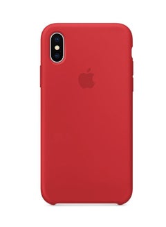 Buy Silicone Case Cover For Apple iPhone X Red in Saudi Arabia