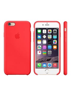 Buy Slim Silicone Snap Case Cover For Apple iPhone 6/6s Red in UAE
