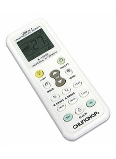 Buy 1000-In-1 Universal Air Conditioner Remote Control White in UAE