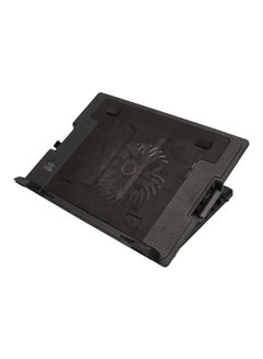 Buy Adjustable Laptop Cooling Pad Black in Saudi Arabia