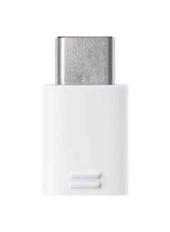 اشتري موصل مايكرو USB على USB من نوع C لمايكرو USB أبيض/فضي في مصر