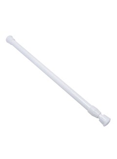 Buy Extendable Telescopic Spring Curtain Rod White 70-120centimeter in Saudi Arabia