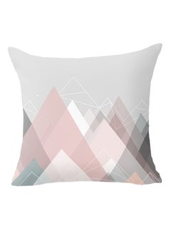 Buy Graphic Geometric Pattern Throw Pillow Case Cushion Cover Multicolour 45 x 45cm in Saudi Arabia