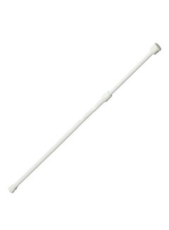 Buy Extendable Window Shower Hanging Curtain Rod White 70-120centimeter in Saudi Arabia