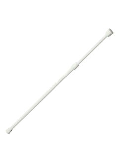 Buy Extendable Window Shower Hanging Curtain Rod White 60-110cm in Saudi Arabia