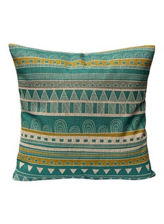 Buy Vintage Geometric Flower Throw Pillow Cover Multicolour 45x45centimeter in UAE