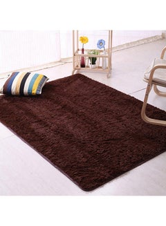 Buy Anti-Skid Living Bedroom Carpet Brown 80x160cm in UAE