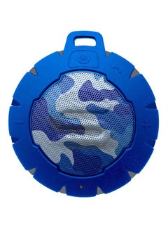 Buy Storm Waterproof Bluetooth Speaker Camo Blue in Saudi Arabia