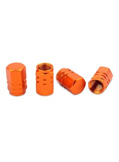 Buy 4-Piece Car Tyre Valve Stem Cap in UAE