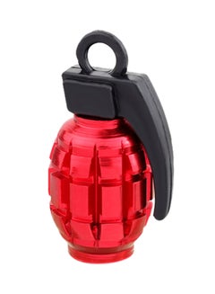 Buy 4-Piece Grenade Style Car Tire Valve Cap in UAE