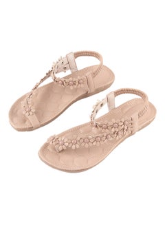 Buy Floral Casual Sandal Pink in UAE