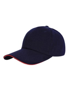 Buy Adjustable Snapback Baseball Cap Navy/Red in Saudi Arabia