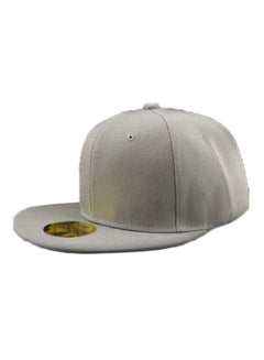 Buy Adjustable Snapback Baseball Cap Light Grey in Saudi Arabia