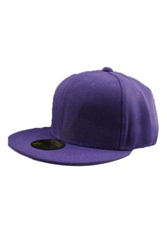 Buy Adjustable Snapback Baseball Cap Purple in Saudi Arabia