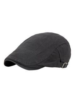 Buy Classic Beret Cap Dark Grey in Saudi Arabia