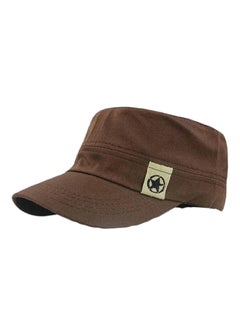 Buy Star Pattern Adjustable Baseball Cap Coffee in Saudi Arabia