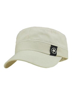 Buy Star Pattern Adjustable Cap White in Saudi Arabia