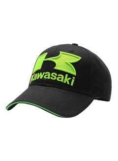 Buy Embroidered Baseball Cap Black/Green in UAE