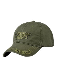 Buy Military Adjustable Baseball Cap Army Green in Saudi Arabia