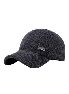 Buy Adjustable Snapback Ear Flap Hiking Cap Black in Saudi Arabia