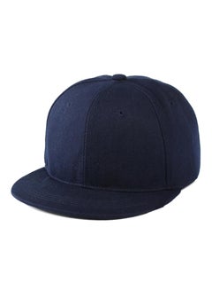 Buy Snapback Adjustable B-Boy Cap Navy in Saudi Arabia