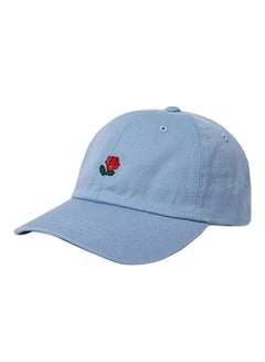 Buy Embroidered Baseball Cap Blue in UAE