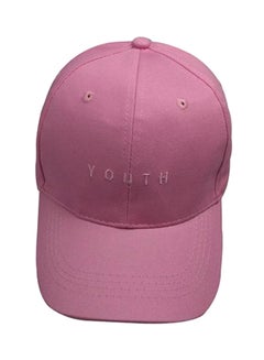 Buy Letter Embroidered Snapback Baseball Cap Hot Pink in UAE