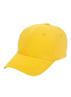 Buy Adjustable Sports Baseball Cap Yellow in UAE