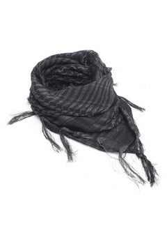 Buy Plaid Pashmina Scarf Grey in Saudi Arabia