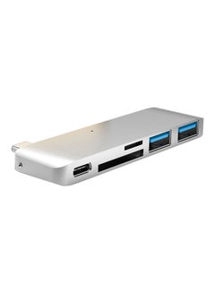 Buy Type-C USB Hub Silver in UAE