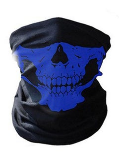 Buy Skull Printed Bandana Black/Blue in Saudi Arabia