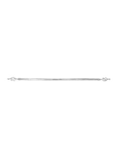 Buy Curtain Rod Adjustable Roman Pipe Silver 200centimeter in UAE