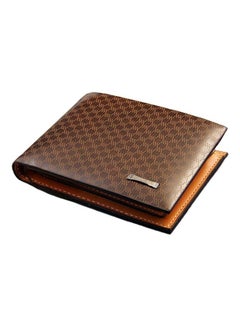 Buy Leather Bifold Wallet Brown in Saudi Arabia