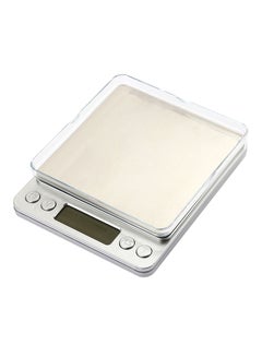 Buy Digital Mini Scale With Tray Silver 3kg in UAE