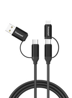 Buy 4-In-1 Type-C Charging and Sync Cable Black in Saudi Arabia