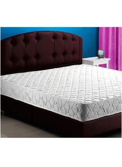 Buy Medicated Foam Mattress For Comfortable Sleep White 200x14x150centimeter in UAE