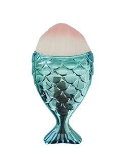 Buy Mermaid FishTail Makeup Brush Set Blue in Saudi Arabia