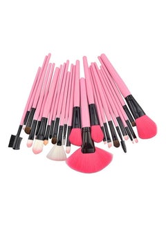 Buy 24-Piece Makeup Brush Pink in Saudi Arabia