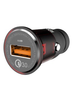 Buy Qualcomm Quick Charge 3.0 Car Charger Black in UAE