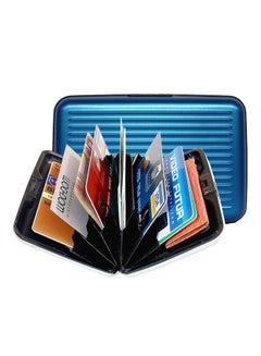 Buy Aluminum Wallet Blue in Saudi Arabia