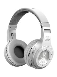 Buy Over-Ear Stereo Bluetooth Headphones With Mic White in Saudi Arabia