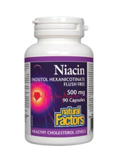 Buy Niacin Inositol Hexanicotinate - 90 Capsules in UAE