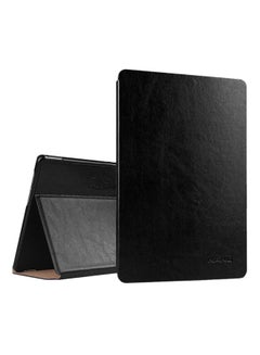 Buy Leather Case Cover For Samsung Galaxy Tab E T560/T561 9.6-Inch Black in UAE
